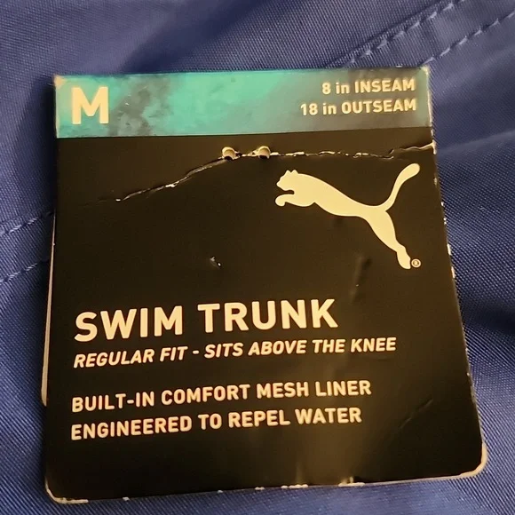 Puma Swim Trunk Size Medium - Picture 8 of 9